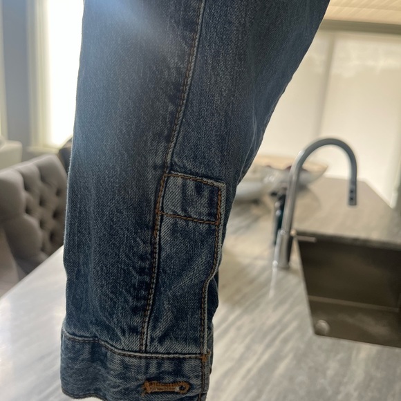 Mens I jeans shirt size medium faded denim blue - Picture 12 of 17